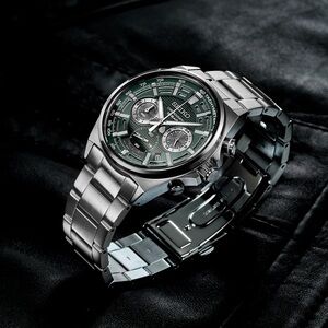 Seiko Chronograph - Green Dial - SSB405P1
